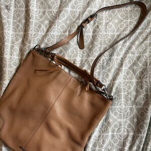 Rebecca Minkoff Brown Slouchy Leather Shoulder Bag